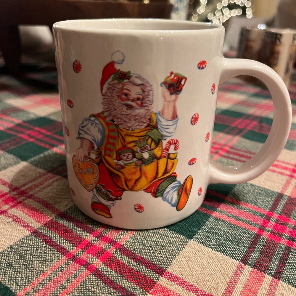 vintage Sakura "Santa's Magical Cookies" Coffee Mug By Cheryl Ann Johnson